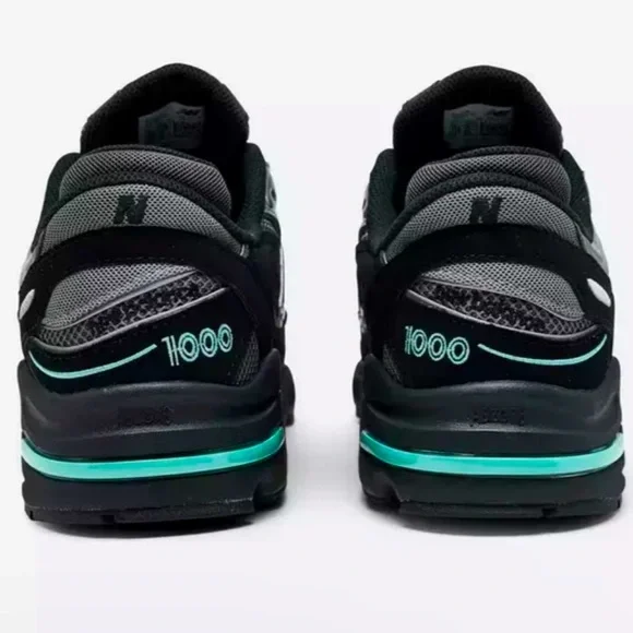🖤🩵 NEW BALANCE 1000 BLACK TEAL 🩵🖤 - Picture 4 of 4